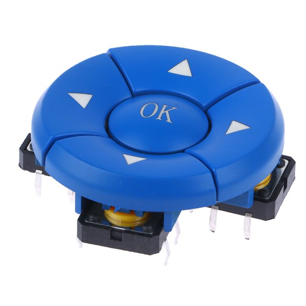 1 set A14 cap 5-vägs riktning Kombinationsbrytare B3F-4055 med Blue
