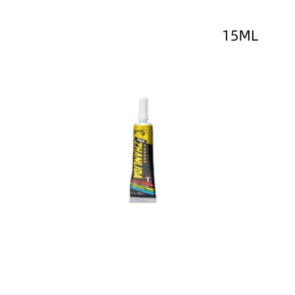 1/3 stk. sort højttalerreparationslim gummikant keglebasinstærk 15ML 1PCS