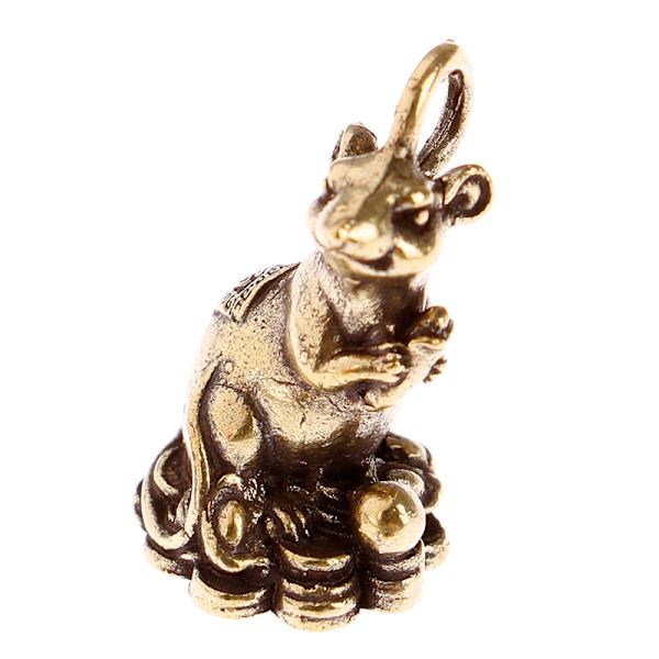 2020 uudenvuoden lahja Lucky mouse rot vuosi Pöytäsisustus Copper Wealt