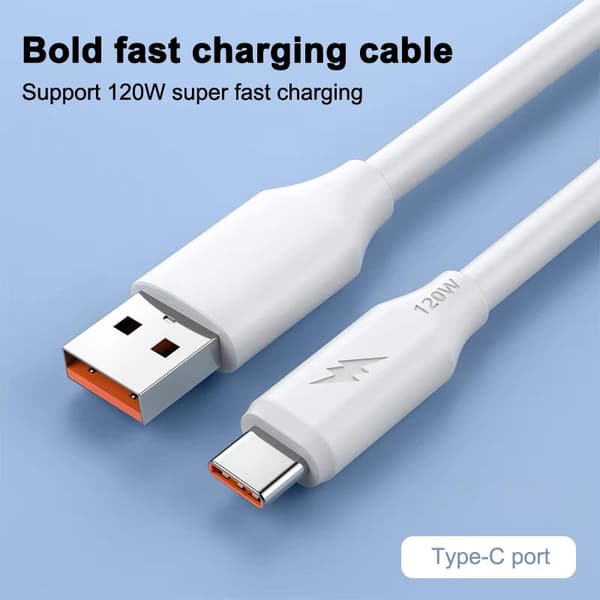 Nylon Type C USB-kabel 240W Superrask lading USB C Telefonlader C3