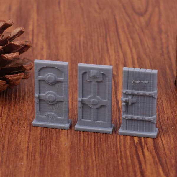 16 stk/sett Dungeon Doors Set Dungeon Scenery Ornaments D&D Table