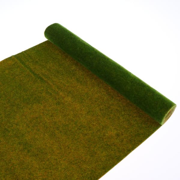 1 stk kunstgressmatte oppsett tog jernbane kunstgress Light green 100cm