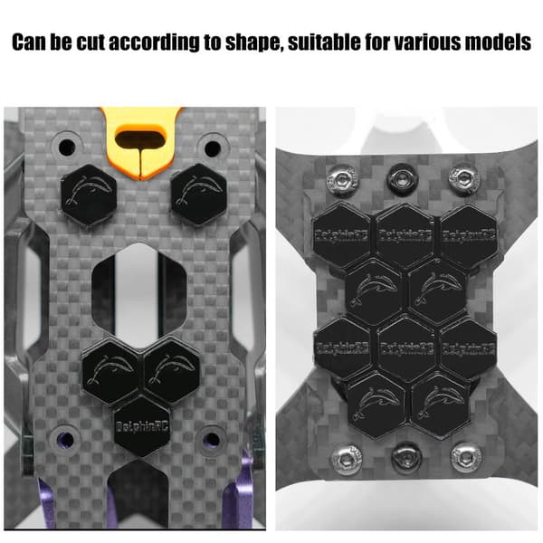 RC Vaskbart Batteri Anti-skli Pad Vaskbar Drone PU Lim For FP