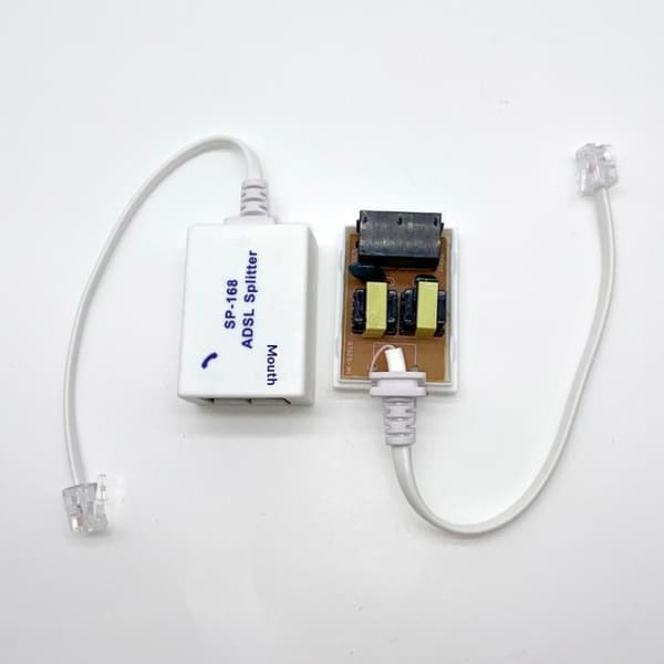 1 stk. DSL-filter splitter ADSL-splitter til telefonlinje han til 2 1pcs
