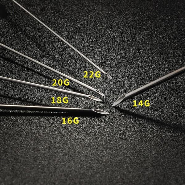 5 STK Engangs Piercinger Steriliseret Kropskirurgisk Stål Piercing A3