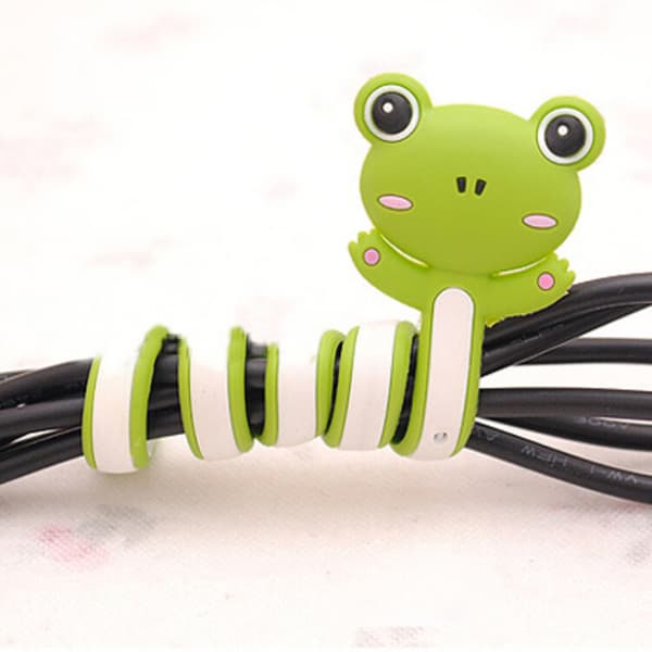 e Animal Earphone Hörlurar Wrap Sladd Tråd Kabelhållare Winder