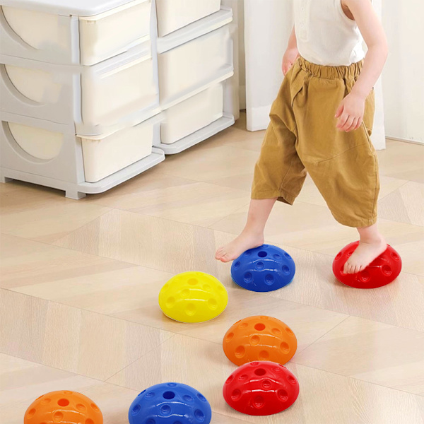 Kids Balance Ponnahduskivi Balance Half Ball Lelut Harjoitus Bal Yellow