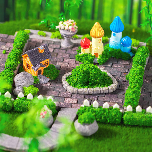 Mini Moss Maisemointitalo Figuurikäsityöt Miniatyyrit Etusivu Joulukuu A17