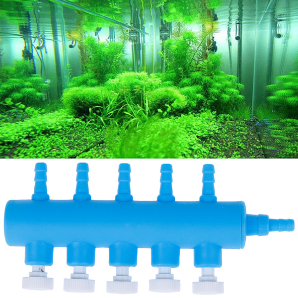 1 STK Aquarium Fish Tank 5 Huller Luftpumpe Plastic Water Tube Co