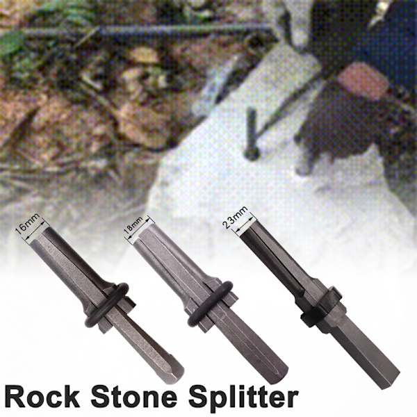 16/18/23 mm Plugg Kilar Fjäder Shims Betong Rock Stone Splitt 16mm