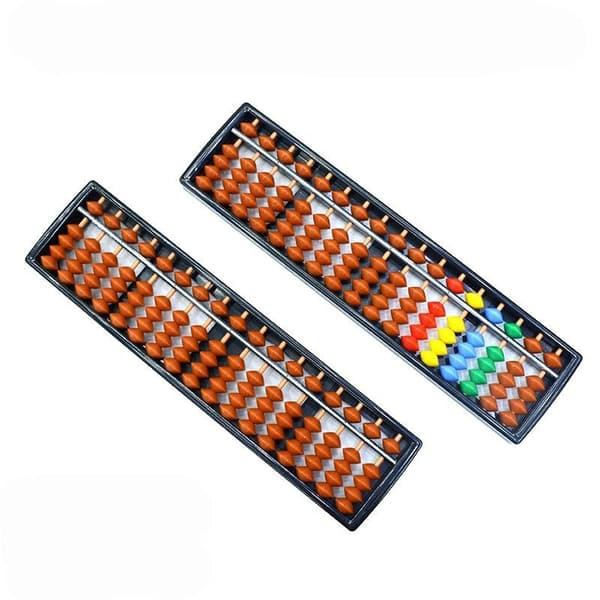 1 stk. 17-cifret søjle Abacus Soroban Abacus matematik tælleværktøj A2