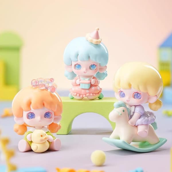 Yooie Time Theatre Series Blind Box e Actionfigurer Samlarobjekt 1 Box Random