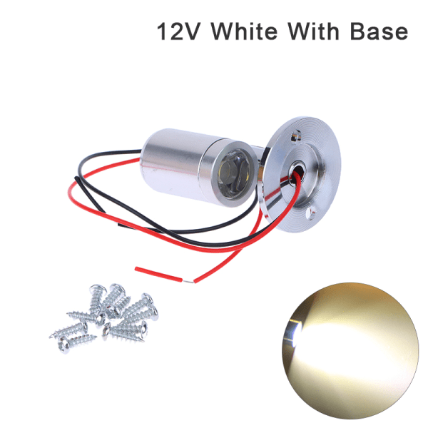 LED USB Spotlight Mini Led Loft Down Lights12V Silver White Light With Base
