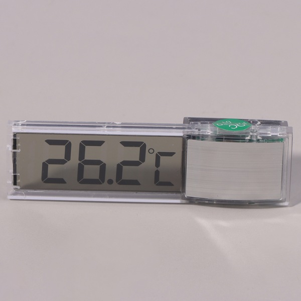 Akvarium termometer Elektronisk LCD Digital fisketank fisketank Silver