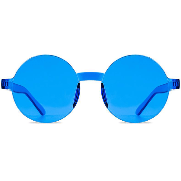 Mote solbriller Sirkulære solbriller Trendy Ocean solbriller A2