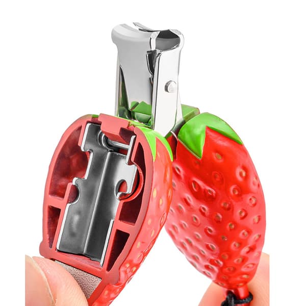 Mini Foldbar Negle Clipper Finger Toe ter Rustfrit Stål Porta B