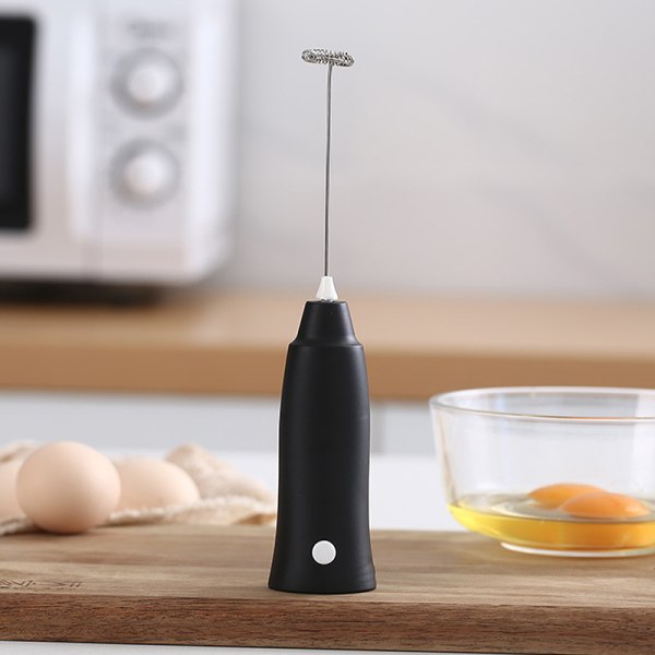 Elektrisk mjölkskummare Portable Blender Handheld Mini Drink Foam Black