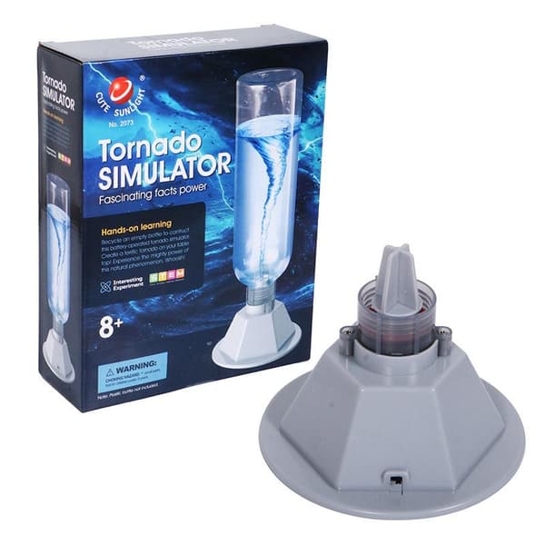 1 sæt Twister Maker Kit Vind Vand Simulator Legetøj Videnskab Håndværk