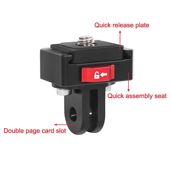 Mini Monitor Monteringsplade Quick Release Klemme Hurtig Skift Installation A3