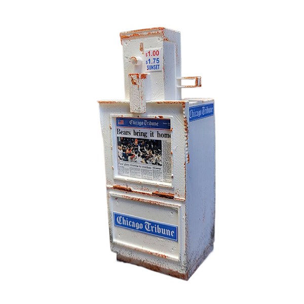 Miniature betalingstelefon i 1:12 skala C