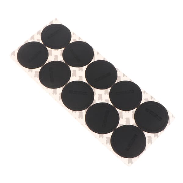 10 stykker gummibunner for sublimeringsbeholdere Black 56mm