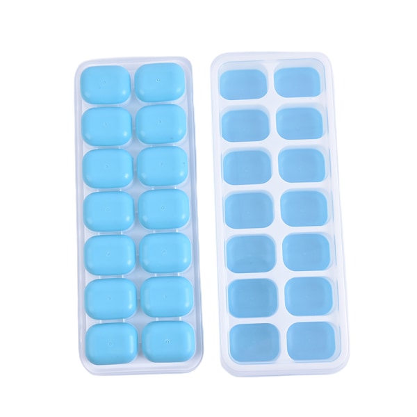 Silikon Iskubbricka Ices Jelly Maker Form med lock för