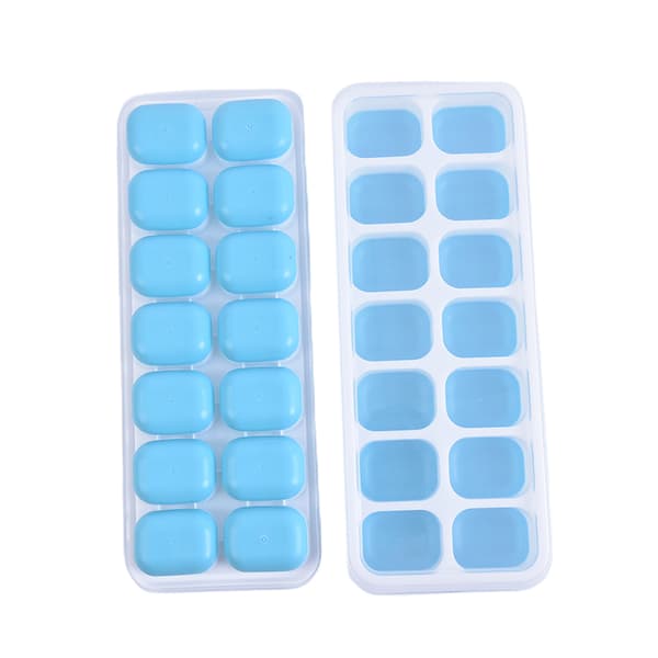 Silikone isterningbakke Ices Jelly Maker Formbakker med låg til