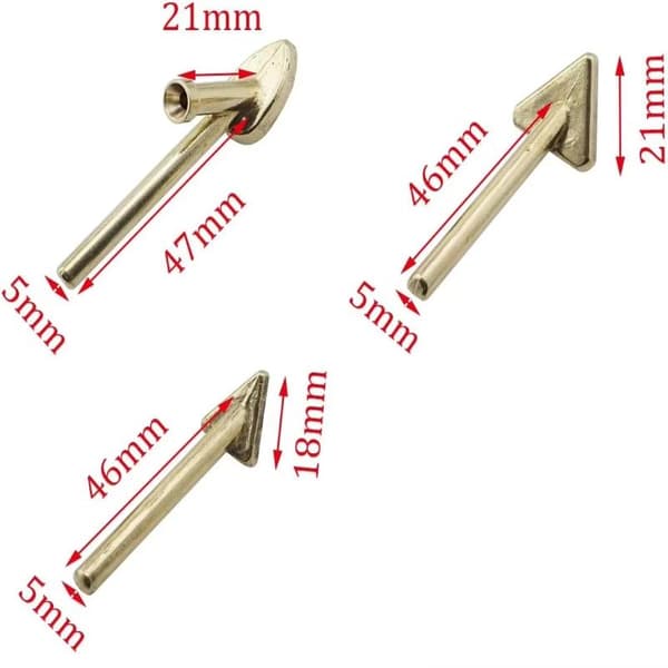 3 stk. udskiftelige svejsespidser 3pcs