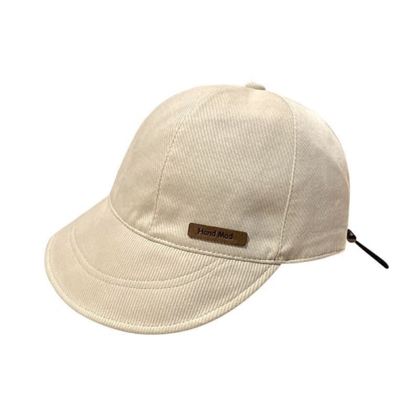 Kvinder Foldbar Solhat Sommer Udendørs Strand Baseball Hat UV Pro Khaki 56-58cm