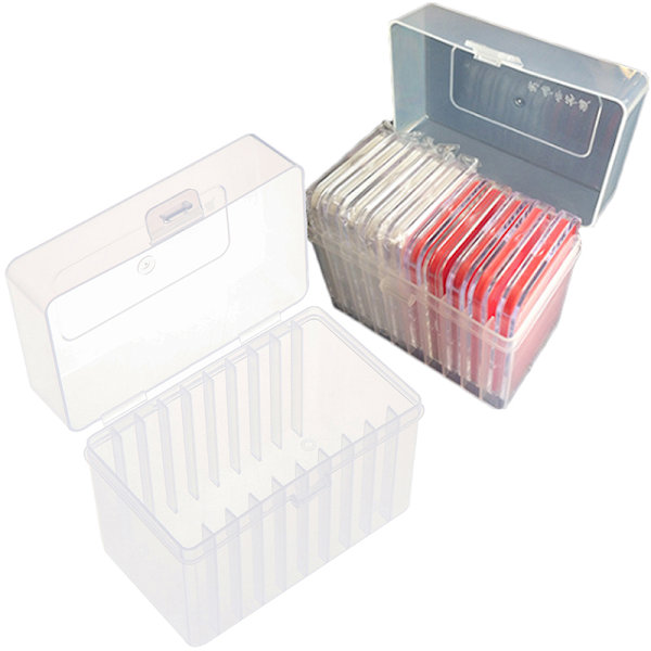 1 Stk Plast Hvit Kapasitet Mynt Oppbevaringsboks Holder Plate For PCC