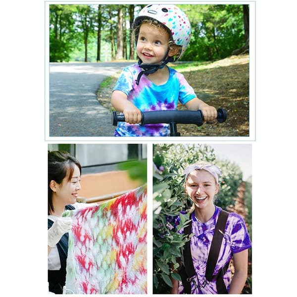 34 farger tilgjengelig 10g stoff DIY Tie Dye pulverfarge klær A33