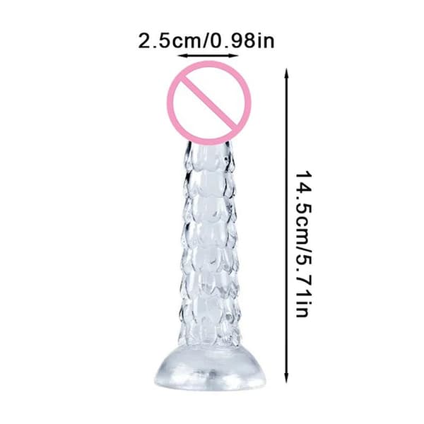 23 cm drakdildo sugkopp analplugg piska buttplugg anusdila S