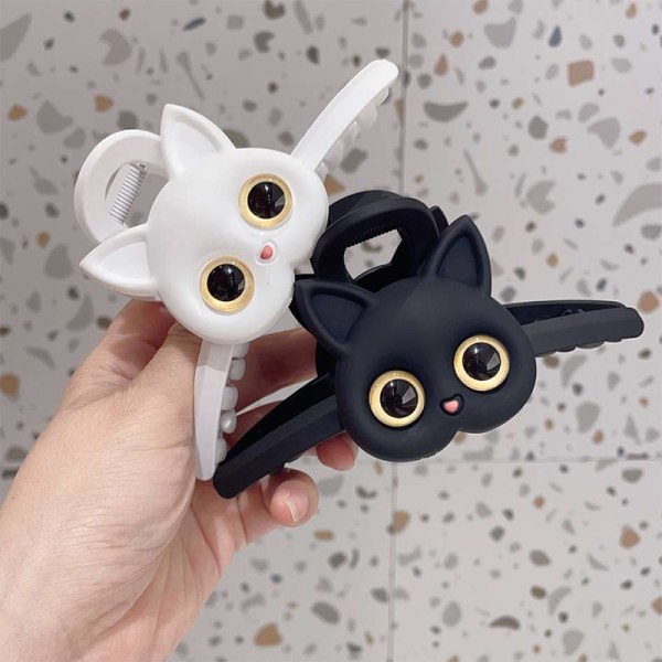 Nytt e Cat Akryl Hårklor Elegant hårbadklämma hästsvans Cl B