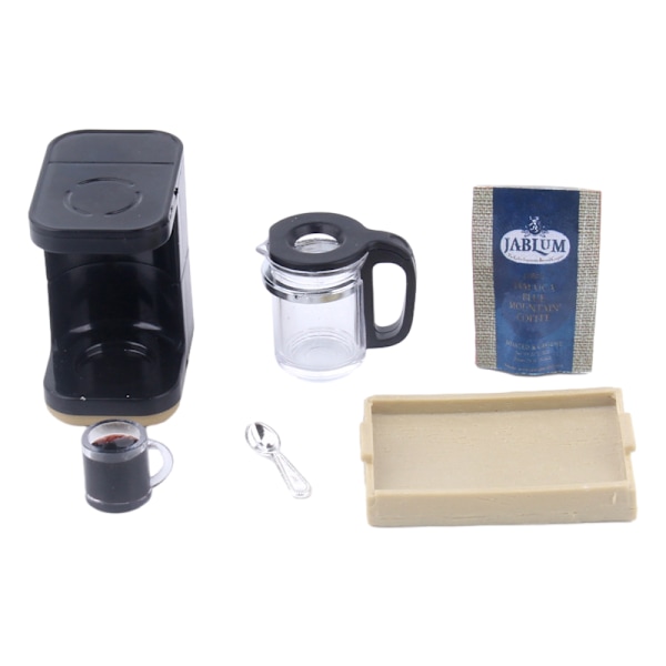 1Sett 1:12 Dukkehus Miniatyr Kaffe hine Kaffekopp Skjebrett