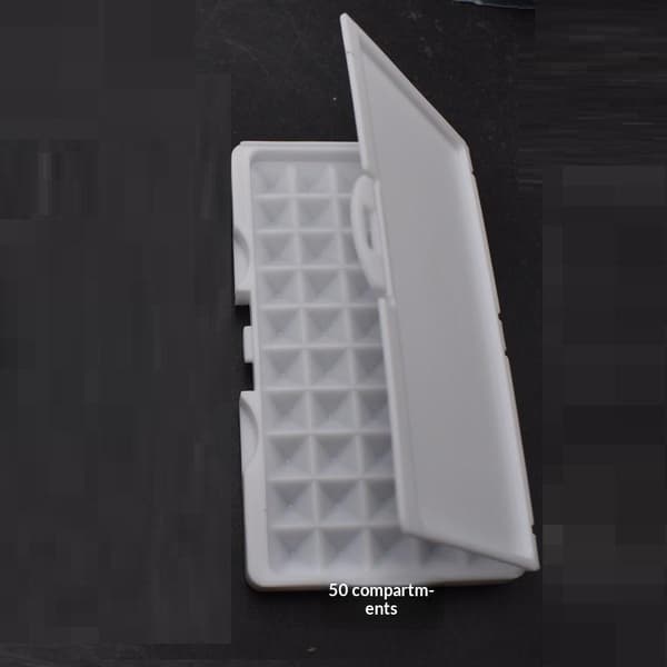 50/100 rutnät plastförvaringslåda strass målningspärlor smycken 50 grids