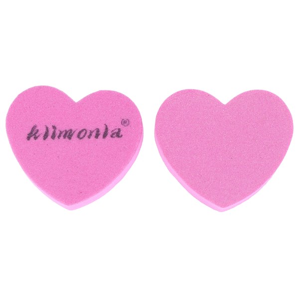 10 kpl vaaleanpunainen sydämen muotoinen kynsiviila manikyyrityökalu Nail Emery Board