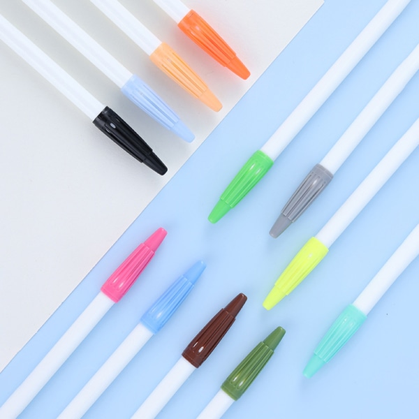 Ny teknologi 12 Farve Eternal Pencils No Ink Kawaii Unlimited Dark blue