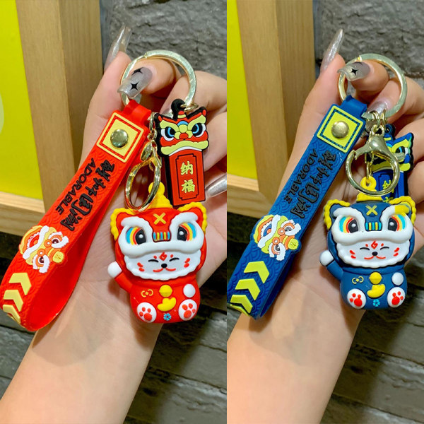 1 kpl e Lucky Cat avaimenperät sarjakuva avaimenperä riipus avaimenperä avain Red