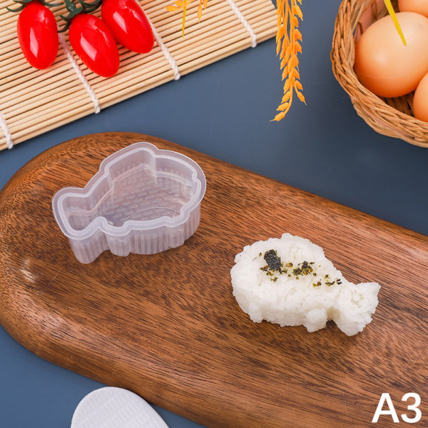 Gjennomsiktig ris grønnsaksrull sushiform DIY-form for barn A4