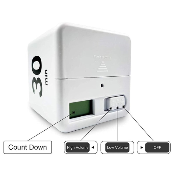Gravity Sensor Flip Timer Responsiv Cube Timer Sports Timer Ki 25-5-45-15