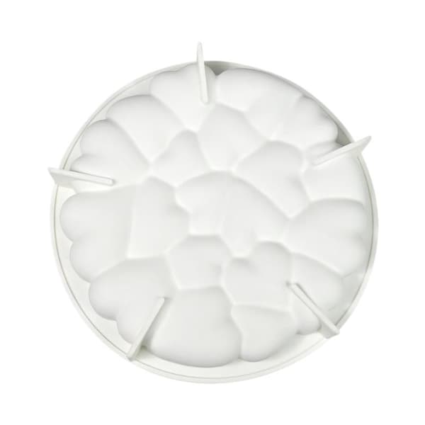 Romantisk hjärtdesign silikonkakformar Alla hjärtans dag Mousse