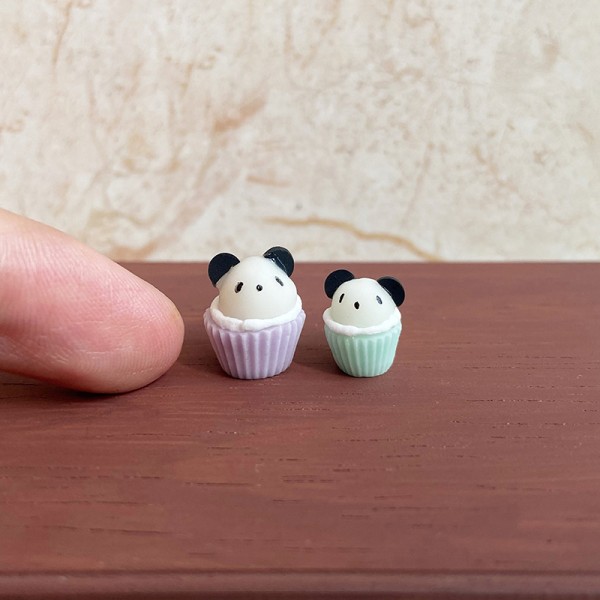 1:12 Dukkehus Miniatyr Panda Cupcake Ornament Model Living S Green-S 2cd5 |  Green-S | Fyndiq