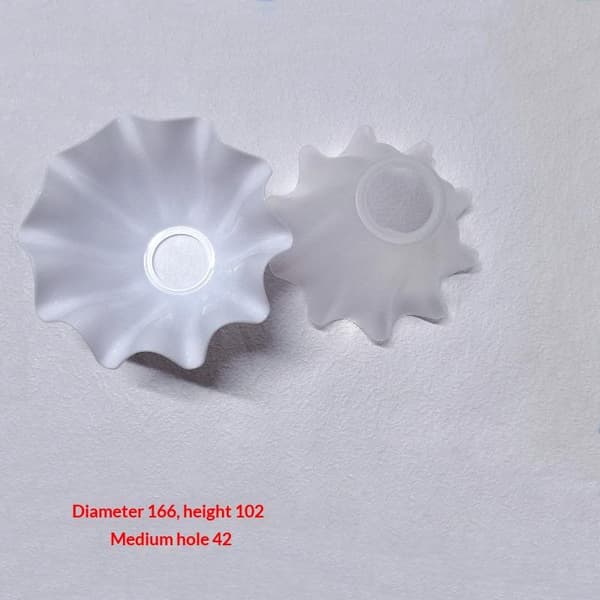 1 stk E27 plastblomst lampeskjerm hengende lampe tilbehør bord A3