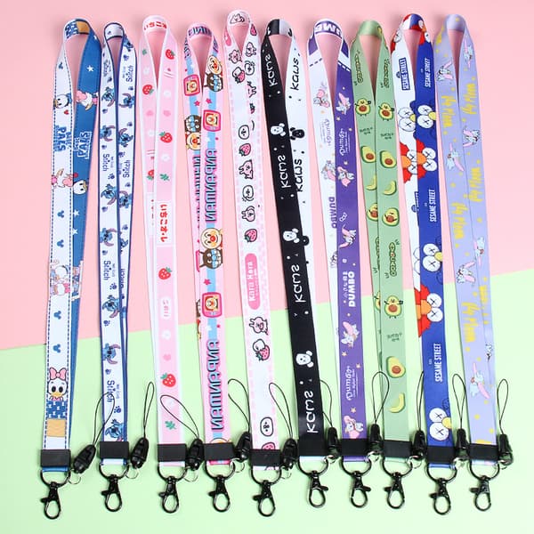 Lämmönsiirtonauha Sarjakuva Halterneck Rope Multicolor-A1