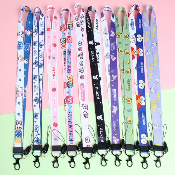 Lämmönsiirtonauha Sarjakuva Halterneck Rope Multicolor-A7