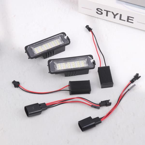2 stk. LED nummerpladelys med Canbus til Mu