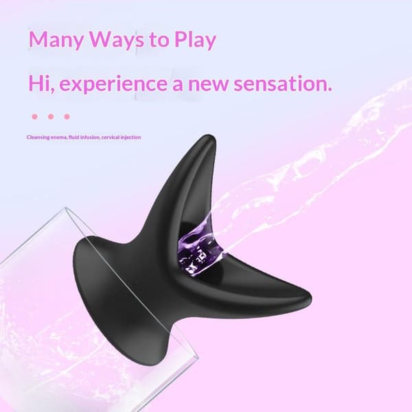 Hul Anal Butt Plug Med Stopper Spekulum Anus Dilator Utvid L