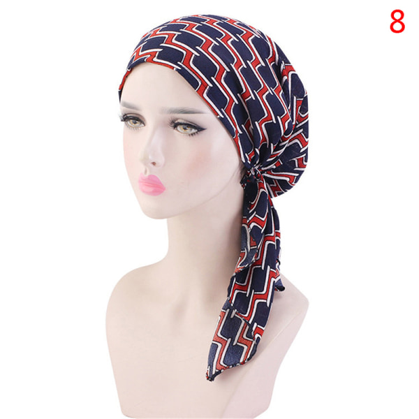 Paris beads streamer hijab hat Arabisk hijab tørklæde dame hijab m 8