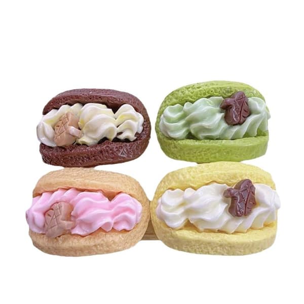 10 stk. harpiksmodell 3D kremkake-simulering DIY-tilbehør 10pcs