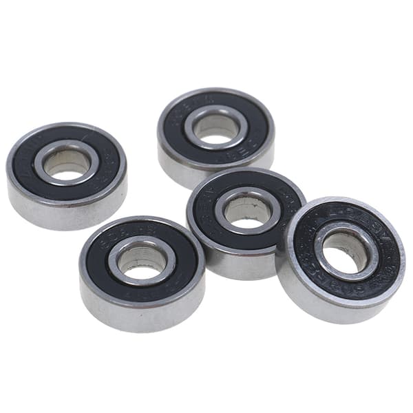 5st Svart ABEC-7 608RS Skateboard Rulltätade kullager